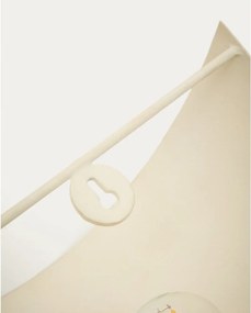 Biele nástenné svietidlo do zásuvky Nibla – Kave Home