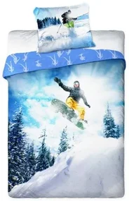 Faro detské obliečky Snowboarding 140x200/70x90 cm