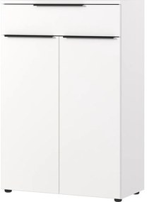 Biela vysoká komoda 81x120 cm Mailand – Germania