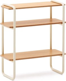 Béžová/v prírodnej farbe závesná detská knižnica v dekore jaseňa 60x70x28 cm Tinn – Kave Home