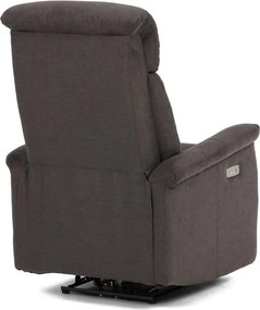 Polohovacie kreslo hnedé elektrické TV-925 BR2