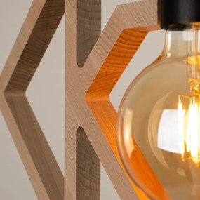 Sollux SL.1757 - Luster na lanku CARO 1xE27/15W/230V buk