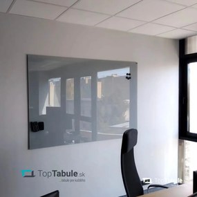 Toptabule.sk SMTS Sklenená magnetická tabuľa sivá 150x100cm