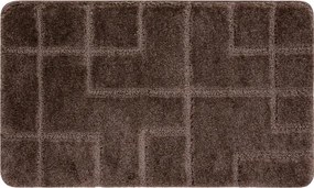Kúpeľňový koberček SUPREME LINES línie, hnedý