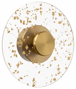 Toolight Toolight, LED nástenné svietidlo 20cm, 3,6W, 4000K, APP1795-W, zlatá matná, OSW-04363