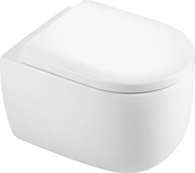BPS-koupelny Závesná WC misa so SoftClose sedadlom HYD-6838, biela