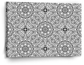 Sablio Obraz Biele mehendi - 90x60 cm