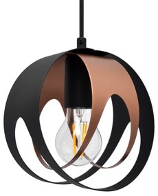 Luster na lanku MOONLIGHT 3xE27/15W/230V čierna/medená