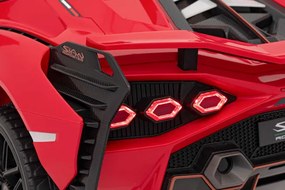 Elektrické autíčko Lamborghini SIAN červené