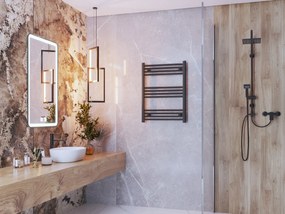 Gamma Erga Basic, vykurovacie teleso 800x600 mm, 370 W, čierna, ERG-LAV-BASIC-8060-BK