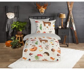 Flanelové detské obliečky na jednolôžko 140x200 cm – Good Morning