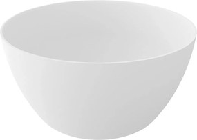 Polysan Polysan, AVELOR voľne stojaca vaňa liaty mramor ø115x55cm, biela matná, 93878
