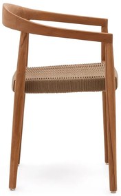 Jedálenská stolička v prírodnej farbe v súprave 4 ks Ydalia – Kave Home