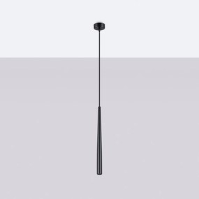 Závesné svietidlo Bliss, 1x čierne kovové tienidlo