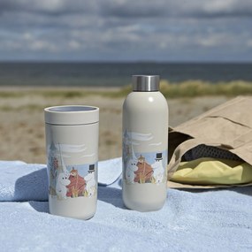 Stelton Nerezový termohrnček To Go Click Light Grey Moomin 200 ml