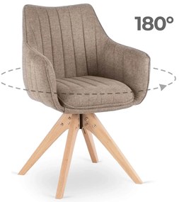 PROXIMA.store - Otočná jedálenská stolička LEMON FARBA: béžová