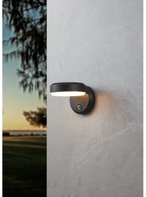 Eglo 900674 - LED Vonkajšie nástenné svietidlo so senzorom FORNACI 10,8/230V IP44