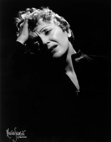 Fotografia Edith Piaf, photographed on 5 September 1955, Seymour, Maurice