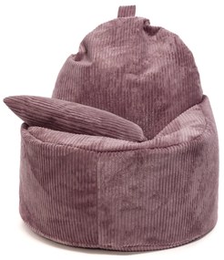 INTERMEDIC SK Kreslo Yoko Velvet – manšestrové kreslo s vankúšom, 75x70x30 cm Farba: SZ63 - ružová