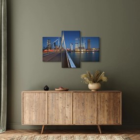 Obraz - Súmrak v Rotterdame, Holandsko (90x60 cm)