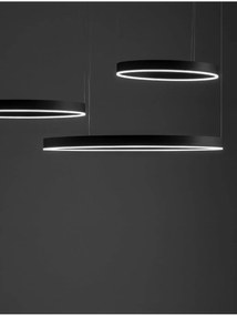 Novaluce LED luster Motif 8 Farba: Čierna, Teplota svetla: 2700-6000K, Verzia: 100