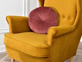 Kreslo ušiak Margis (biela). Akcia -20%. Vlastná spoľahlivá doprava až k Vám domov. 1136054