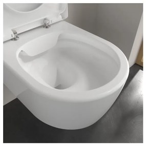 Villeroy & Boch Villeroy Boch - Inštalačný systéme ViConnect + tlačidlo biele + závesné WC 370x530mm, DirectFlush + sedátko s poklopom SoftClosing SET 3