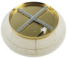 Ideal Lux - Krištáľové stropné svietidlo PASHA 10xE14/40W/230V pr. 55 cm zlatá