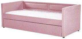 Rozkladacia posteľ  90x200 cm Mai (ružová). Vlastná spoľahlivá doprava až k Vám domov. 1035499