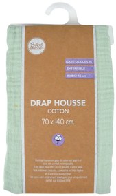 Napínacia mušelínová detská plachta do postieľky 70x140 cm – Bébé Douceur