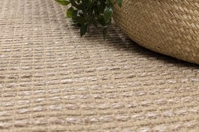 Koberec JUTE 3652 so strapcami, tmavobéžový