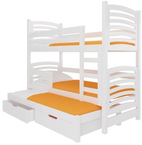 Poschodová detská posteľ 180x75 cm. Vlastná spoľahlivá doprava až k Vám domov. 1052126