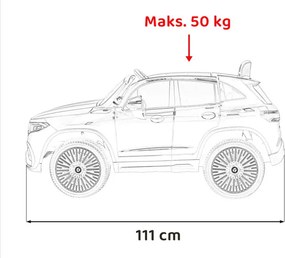 Elektrické autíčko Mercedes Benz EQA 250 zelené