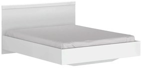 Kondela Manželská posteľ, 160x200, biela, LINDY