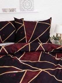 Predĺžené bavlnené obliečky Renforcé – Marco vínové