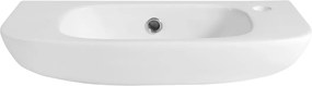 Aqualine Aqualine, KIA keramické umývadlo 49x25cm, biela, NP405