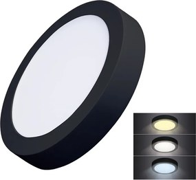 LED mini panel CCT, prisadený, 18W, 1530lm