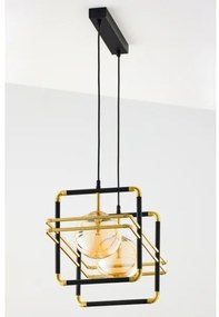 Jupiter 2026 - Luster na lanku FIORI 2xG9/10W/230V čierna/zlatá/béžová