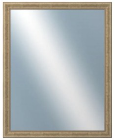 DANTIK - Zrkadlo v rámu, rozmer s rámom 80x100 cm z lišty KŘÍDLO malé zlaté patina (2774)