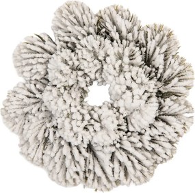 Vianočná dekorácia zasnežený venček - Ø 26*6 cm