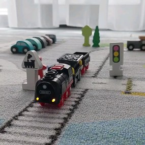 Ayyildiz, Detský kusový koberec Play 2902 grey, 160x230, viacfarebná, detská izba