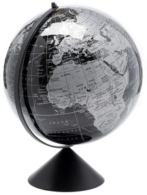 Globe dekorácia čierna 40 cm