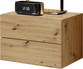Nástenný nočný stolík Cabo, dub artisan