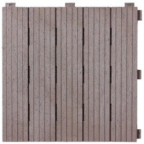 Multy Home Gumová dlaždica COSMOPOLITAN 30 x 30 cm, hnedý dub