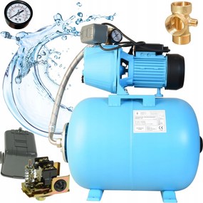 Pumpa Na Vodu SET60 Záhradná Hydrofor 50L Hydroforová sada 370W Účinná