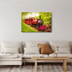 Obraz parného vlaku (90x60 cm)