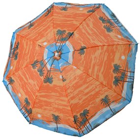 Slnečník SUNSET BEACH 180 cm, oranžový
