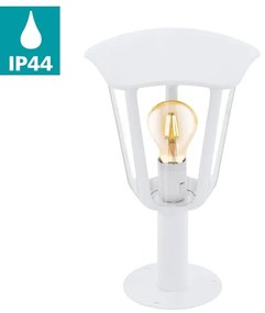 Eglo 98117 - Vonkajšia lampa MONREALE 1xE27/60W/230V IP44 výška 335 biela