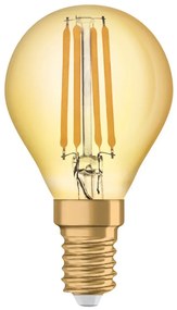 LED žiarovka E14 P40 4W = 35W 410lm 2400K Warm 300° Filament OSRAM Vintage 1906