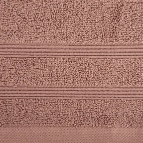 BAVLNENÝ UTERÁK ALINE SADA 3KS 70X140 CM TEHLOVÁ